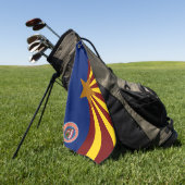 Arizona-Flagge Golfhandtuch (Gras)