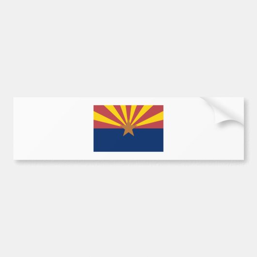 Arizona-FLAGGE International Autoaufkleber (Vorne)
