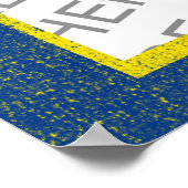 Arizona-Flagge Poster (Ecke)