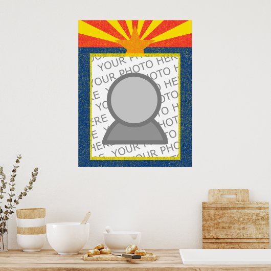 Arizona-Flagge Poster (Küche)
