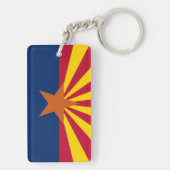Arizona-Flagge Schlüsselanhänger (Rückseite)