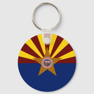Arizona-Flagge Schlüsselanhänger