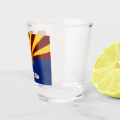 Arizona-Flagge Schnapsglas (Rechts)
