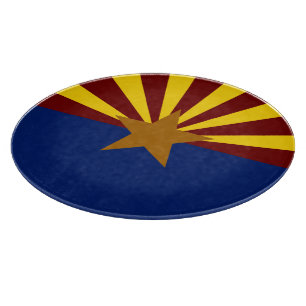 Arizona-Flagge Schneidebrett