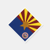 Arizona-Flagge Serviette (Ecke)