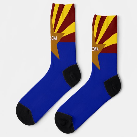 Arizona-Flagge Socken (Linkes Detail)