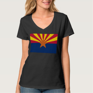 Arizona-Flagge: Sternensonne, Der Kupferstaat T-Shirt