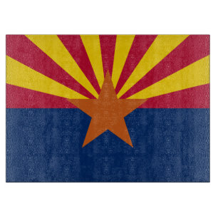 Arizona-Flagge: Sternensonne, The Copper State Schneidebrett