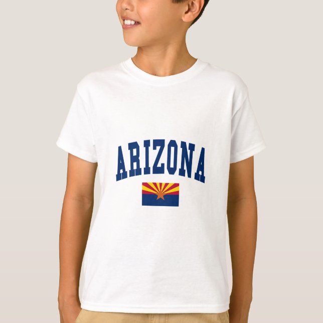 Arizona-Flagge T-Shirt (Vorderseite)