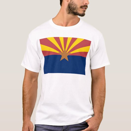 Arizona-Flagge T-Shirt (Vorderseite)