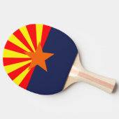 ARIZONA-FLAGGE TISCHTENNIS SCHLÄGER (Seitenansicht)