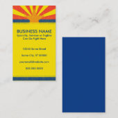Arizona-Flagge Visitenkarte (Vorne/Hinten)