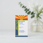 Arizona-Flagge Visitenkarte (Stehend Vorderseite)