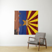 Arizona-Flagge Wandteppich (Beispiel (Horizontal))