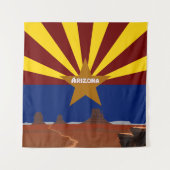Arizona-Flagge Wandteppich (Vorderseite)