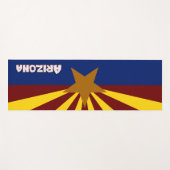 Arizona-Flagge Yogamatte (Vorderseite (Horizontal))