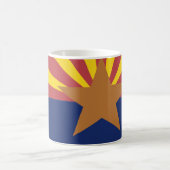 Arizona-Flaggen-Karte Kaffeetasse (Mittel)
