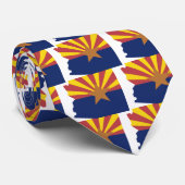 Arizona-Flaggen-Karte Krawatte (Gerollt)