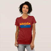 Arizona-Flaggen-T - Shirt (Vorne ganz)