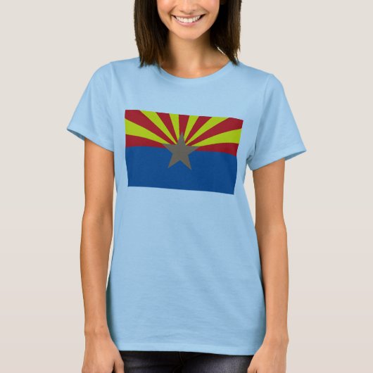 Arizona-Flaggen-T - Shirt (Vorderseite)