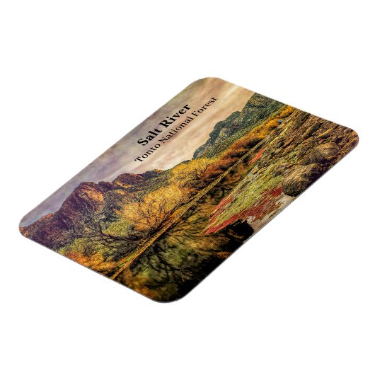 Arizona Fluss Sonoran Wüste Albergo Colmanicchio Magnet (Linke Seite)