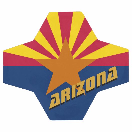 Arizona Football & Arizona Flag / USA Sport Fußball (Flach)