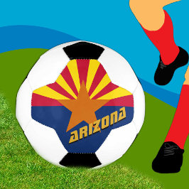 Arizona Football & Arizona Flag / USA Sport Fußball