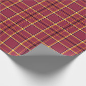 Arizona Football Kariert Wrapping Paper Geschenkpapier (Ecke)
