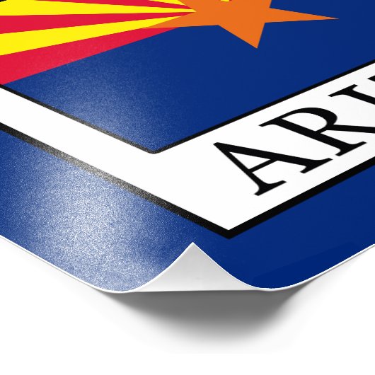 Arizona Fotodruck (Ecke)
