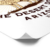 Arizona Funny Do Not Pet The Desert Dogs Coyote So Poster (Ecke)