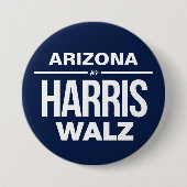 Arizona für Harris Walz Button (Vorderseite)