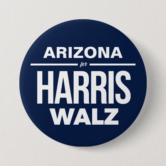 Arizona für Harris Walz Button (Vorderseite)