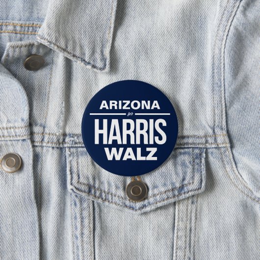 Arizona für Harris Walz Button (Beispiel)