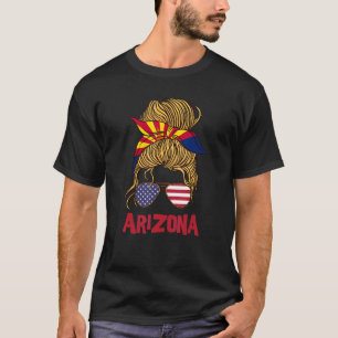 Arizona für Mädchen Arizona Proud State Flag Wom T-Shirt