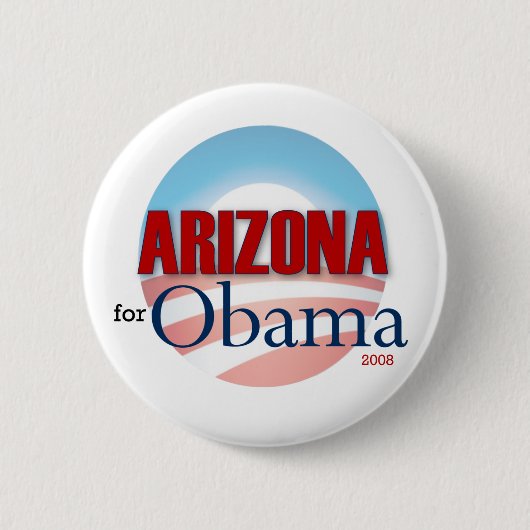 Arizona für Obama Button (Vorderseite)