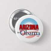 Arizona für Obama Button (Vorne & Hinten)
