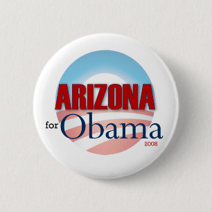 Arizona für Obama Button