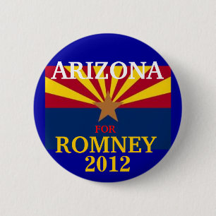 Arizona für Romney 2012 Button