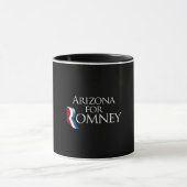 Arizona für Romney - .png Tasse (Zentrum)