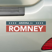 Arizona für Romney Ryan Autoaufkleber 2012 (Auf Auto)