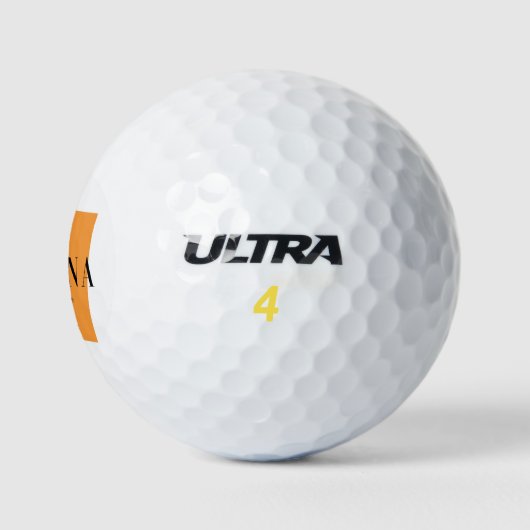 Arizona Geboren & aufgewachsen Golfball (Logo)