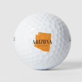 Arizona Geboren & aufgewachsen Golfball (Vorderseite)