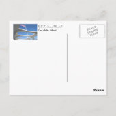 Arizona-Gedenkkarte Postkarte (Rückseite)