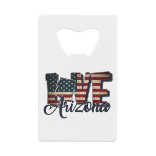 Arizona Geldbeutel Flaschenöffner (Vorderseite)