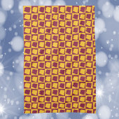 Arizona Geometric Maroon and Gold Pattern Geschirrtuch