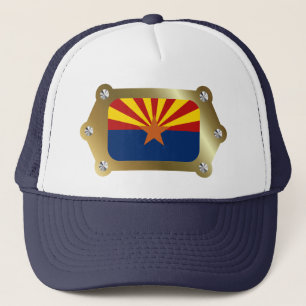 Arizona gerahmt Flag Hat Truckerkappe