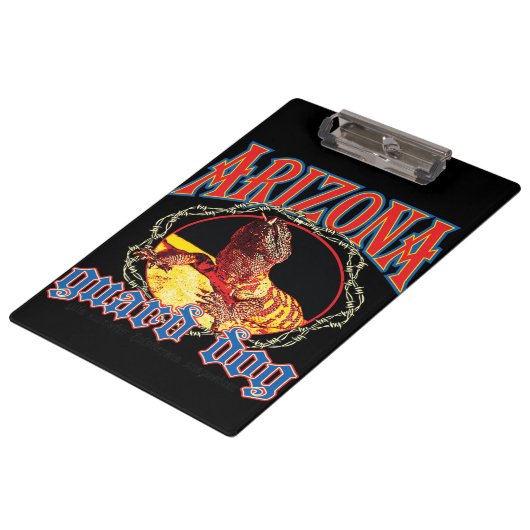 Arizona Gila Monster Klemmbrett (Schrägansicht)