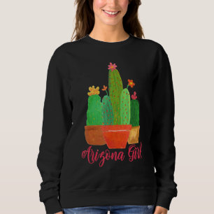 Arizona Girl Boho Cactus Pflanze Sweatshirt