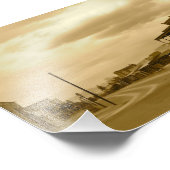 Arizona Grabstein Main Street Sepia Fotodruck (Ecke)