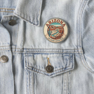 Arizona Grand Canyon Dreamscape Nouveau Kunst Button